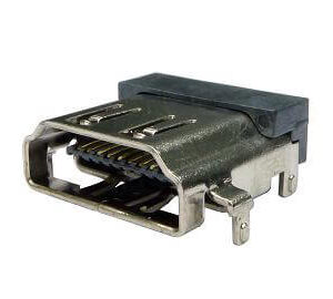 HDMI Through Hole Reversed w/Back Cover Connectors
