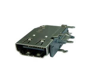 HDMI A Type Receptacle Up-Right Reverse Connector