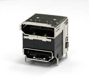 DP + HDMI Receptacle Dip Type Connector