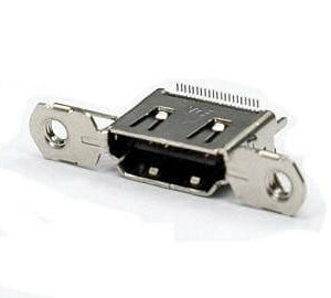 HDMI Receptacle Vertical SMT 3 Post Type Connector