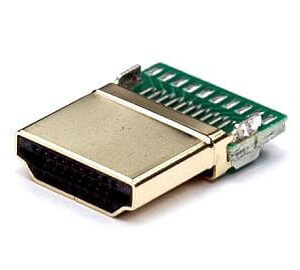 HDMI Male w/1.5mm pitch P.C.B. Connectors