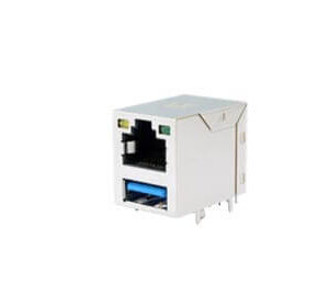 RJ45 Receptacle + USB3.0 Receptacle, w/o filter