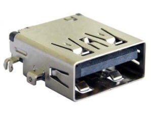 USB 3.0 A Mid-Mount DIP Type CH=1.00mm