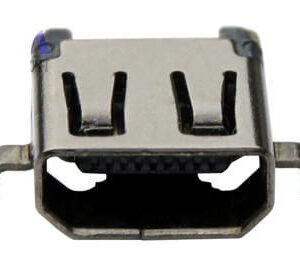 HDMI Type D Mid-Mount Receptacle CH=0.8mm