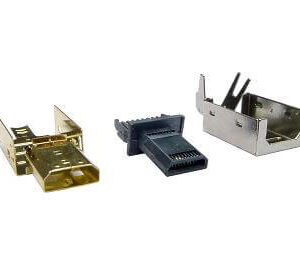 HDMI D Type Plug Solder Type, w/Buckle